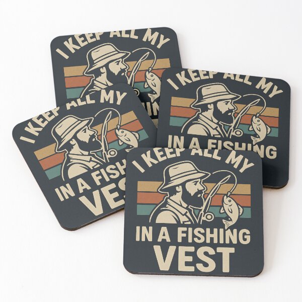 Item preview, Funny Dad Fishing Vest Pun Shirt - Retro Fisherman Gift designed and sold by zofron.