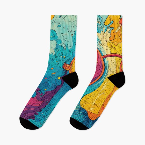 Artikelvorschau, Lächelnder psychedelischer Pilz – Trippy Blacklight Hippie Poster entworfen und verkauft von Moss and Moon Studio.