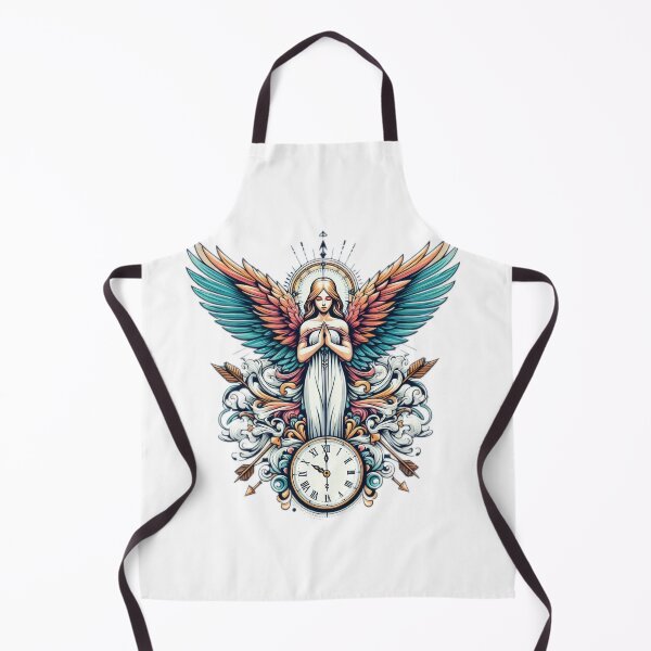 Item preview, Superhero angel with a clock ,Angel,angel art,divine power designed and sold by Expressions-Sel.