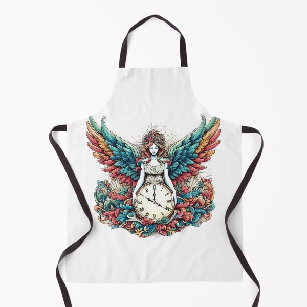 Item preview, Superhero colorful angel with a clock ,Angel,angel art,divine power designed and sold by Expressions-Sel.