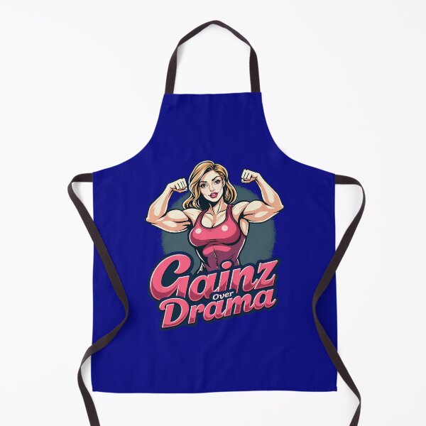 Item preview, Gainz Over Drama – Strong Woman Fitness Motivation Design designed and sold by Jason123za.