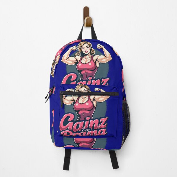 Item preview, Gainz Over Drama – Strong Woman Fitness Motivation Design designed and sold by Jason123za.