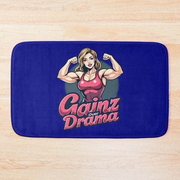 Item preview,  Gainz Over Drama – Strong Woman Fitness Motivation Design designed and sold by Jason123za.