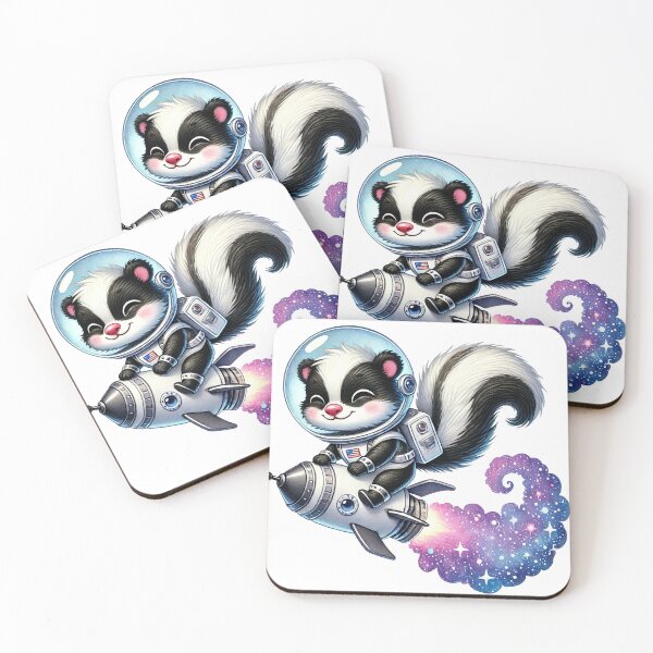Item preview, A cute skunk astronaut designed and sold by DaringDesigns19.