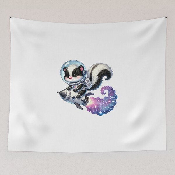 Item preview, A cute skunk astronaut designed and sold by DaringDesigns19.