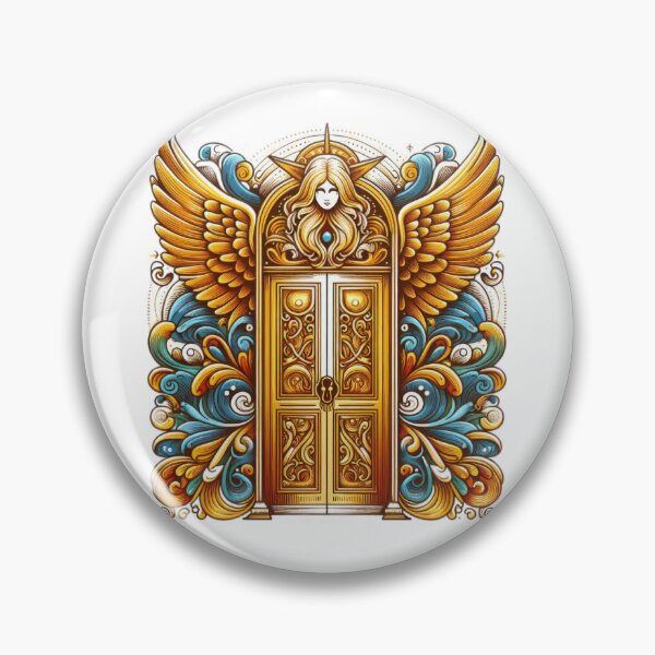 Item preview, Superhero heavenly golden gates ,Angel,angel art,divine power designed and sold by Expressions-Sel.