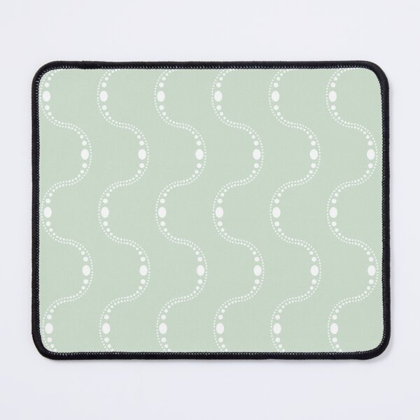 Item preview, Wave stripe seaglass mint pale sage green designed and sold by LisaLeQuelenec.