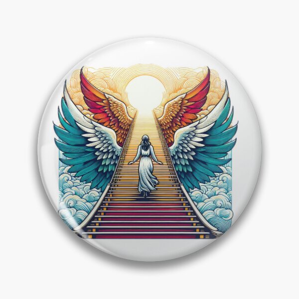 Item preview, Superhero heavenly stairs ,Angel,angel art,divine power designed and sold by Expressions-Sel.