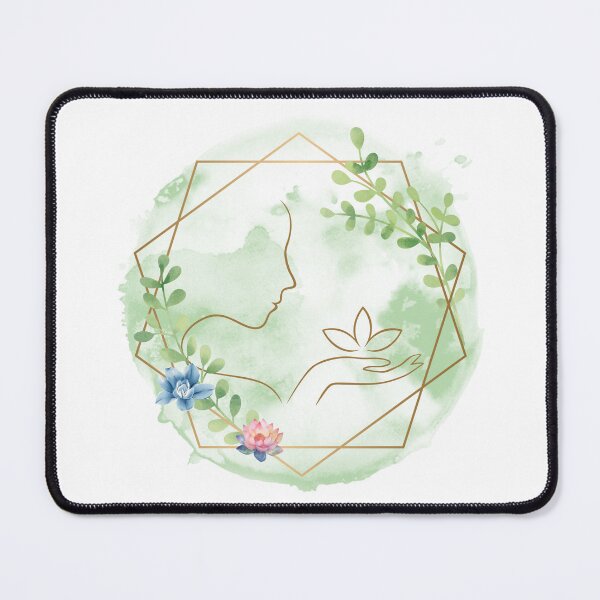 Item preview, Serenity of Lotus Blossom Pastel Green designed and sold by LyricsWear.