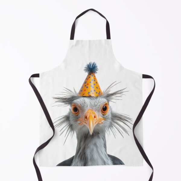 Item preview, Cute Secretary bird with Party Hat Birthday Celebration designed and sold by LazyOwlStore.
