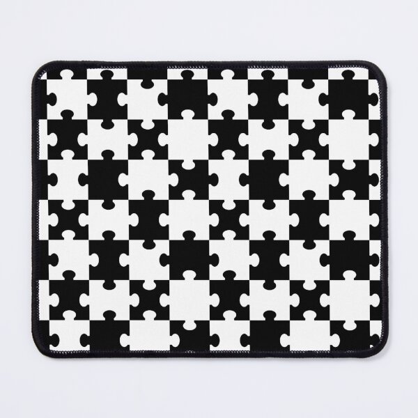 Item preview, Black White Jigsaw Puzzle Pattern designed and sold by AnnArtshock.