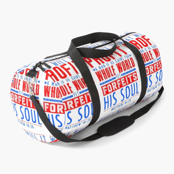 Item preview, Matthew 16:26 What Will It Profit A Man If He Gains The Whole World Yet Forfeits His Soul? designed and sold by plushism.