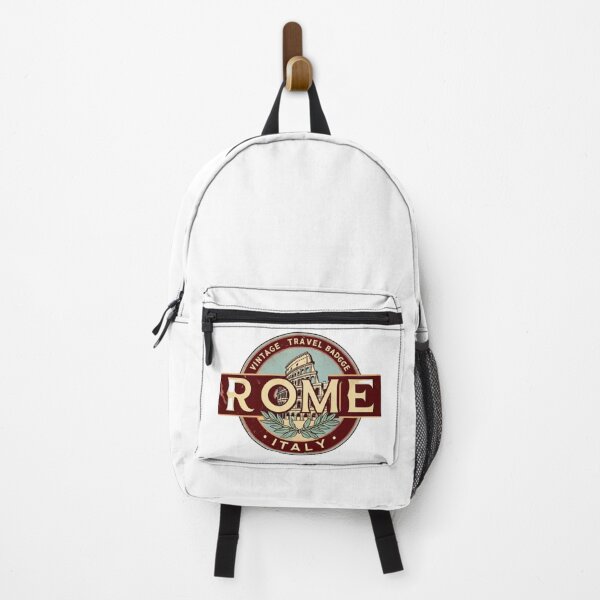 Item preview, Vintage Rome design with Colosseum in retro badge style designed and sold by StormArte.