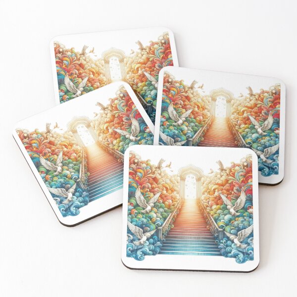 Item preview, Superhero heavenly stairs ,Angel,angel art,divine power designed and sold by Expressions-Sel.
