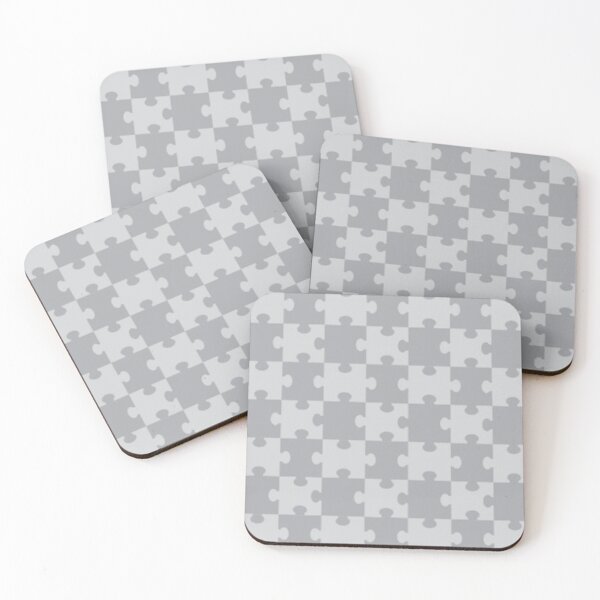 Item preview, Grey Jigsaw Puzzle Pattern designed and sold by AnnArtshock.