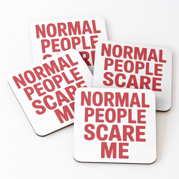 Item preview, Normal People Scare Me designed and sold by Angry Swan Designs.