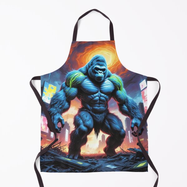 Item preview, Neon Gorilla in the Digital Ruins designed and sold by Blueangelgal.