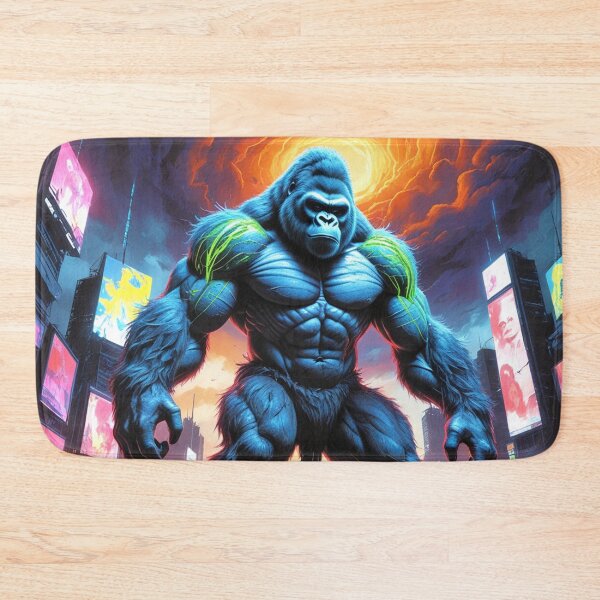 Item preview, Neon Gorilla in the Digital Ruins designed and sold by Blueangelgal.