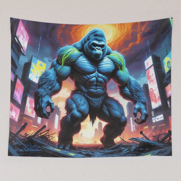 Item preview, Neon Gorilla in the Digital Ruins designed and sold by Blueangelgal.