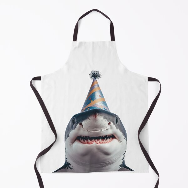 Item preview, Cute Shark with Party Hat Birthday Celebration designed and sold by LazyOwlStore.