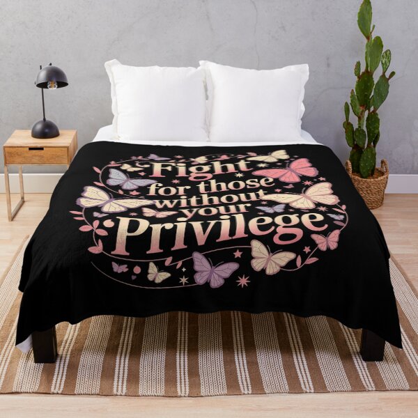 Item preview, Fight For Those Without Your Privilege Floral designed and sold by Filek-mable.