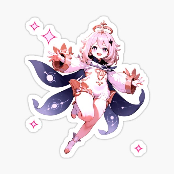 Item preview, Paimon Genshin Impact Aesthetic Anime Vaporwave designed and sold by theodorchik.