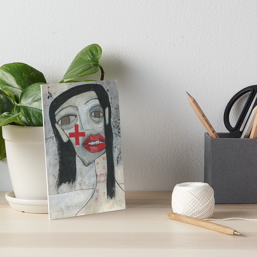Item preview, Art Board Print designed and sold by studiobloknote.