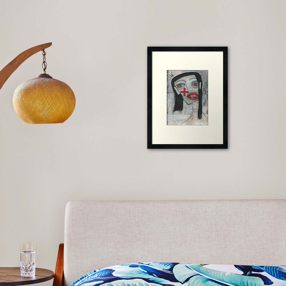 Item preview, Framed Art Print designed and sold by studiobloknote.