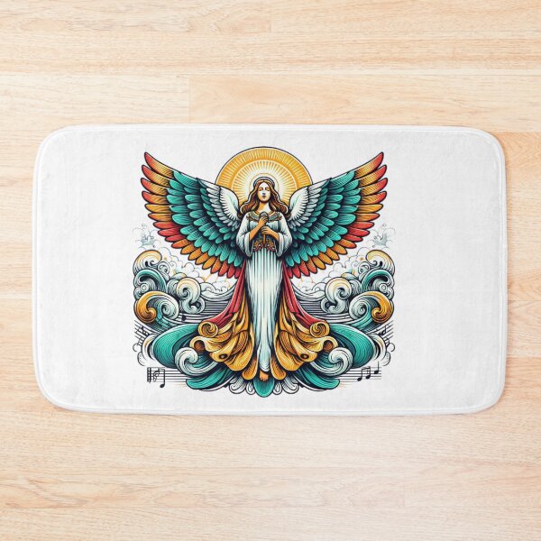 Item preview, Superhero angel woman with colorful wings,Angel,angel art,divine power designed and sold by Expressions-Sel.