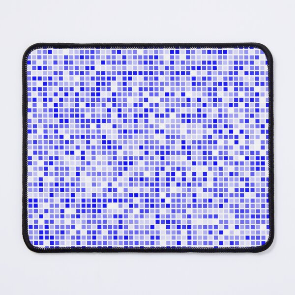Item preview, Blue random mosaic patterns designed and sold by chrysalistw.