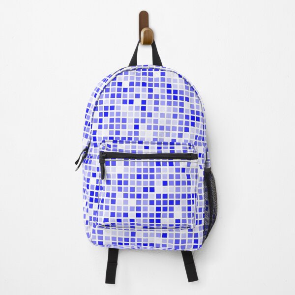 Item preview, Blue random mosaic patterns designed and sold by chrysalistw.