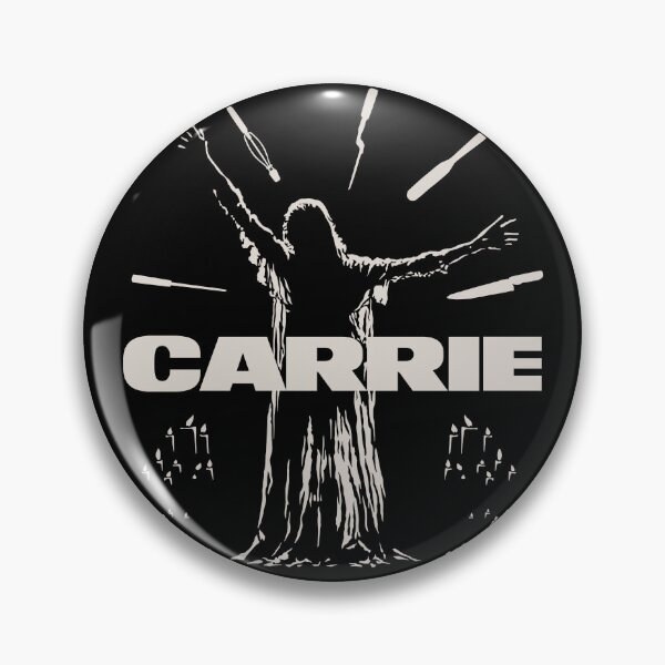 Item preview, CARRIE 70s horror movie end scene white designed and sold by LapinMagnetik.