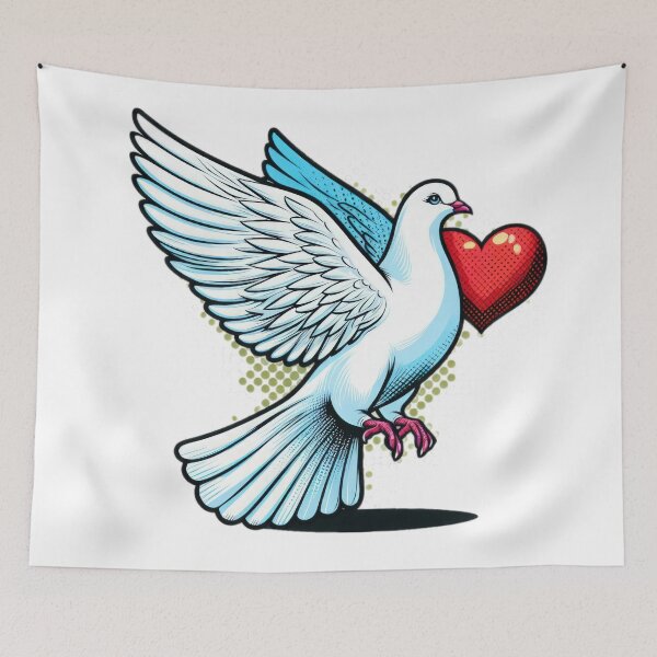Item preview, Superhero angel white dove,Angel,angel art,divine power designed and sold by Expressions-Sel.