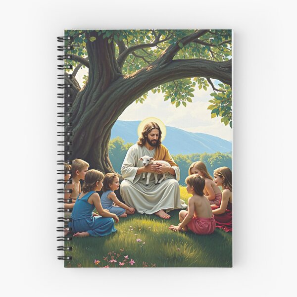 Item preview, Jesus Christ with Lamb and Children designed and sold by Gotcha29.