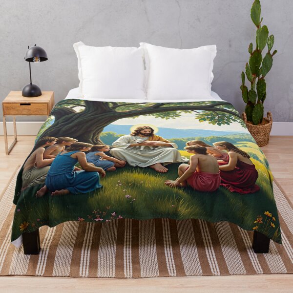 Item preview, Jesus Christ with Lamb and Children designed and sold by Gotcha29.