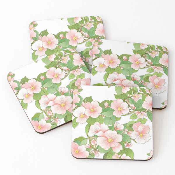 Item preview, Encircled Quince Flower designed and sold by CoolPixels.