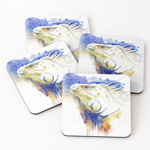 Item preview, Colorful Iguana Portrait designed and sold by caracatita75.