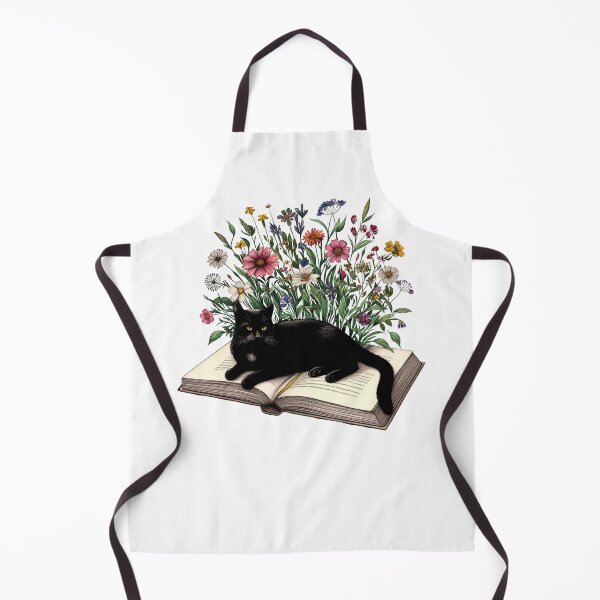 Item preview, Cat Book Flower Reader Bookish designed and sold by Kimberley King Art  King Art.