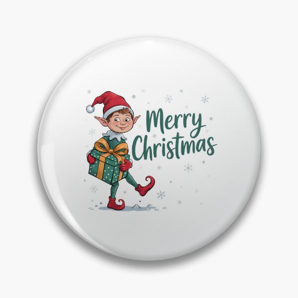 Item preview, A Christmas elf with a present. designed and sold by Joseph Hail.