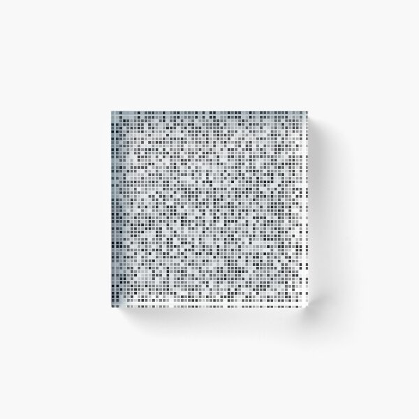 Item preview, Black random mosaic patterns designed and sold by chrysalistw.