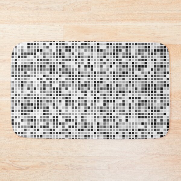 Item preview, Black random mosaic patterns designed and sold by chrysalistw.