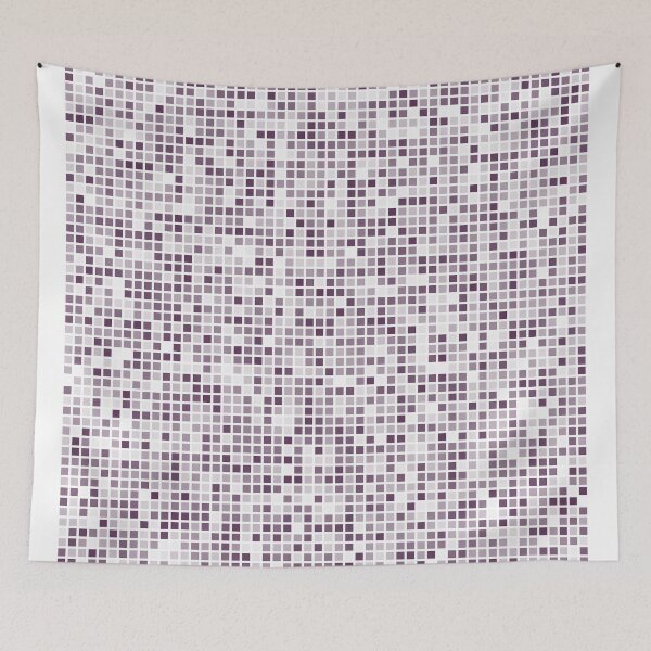Item preview, Violet random mosaic patterns designed and sold by chrysalistw.