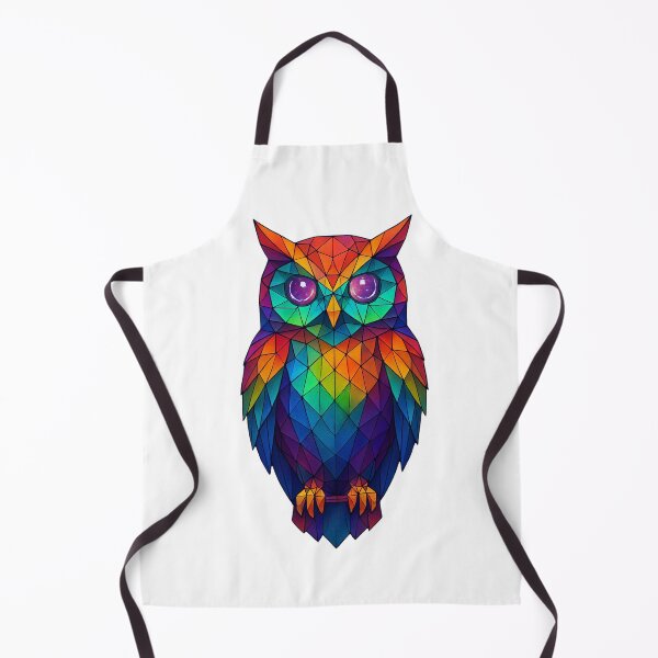 Item preview, Prismatic Geometric Owl Totem designed and sold by thirdeyesupplyco.