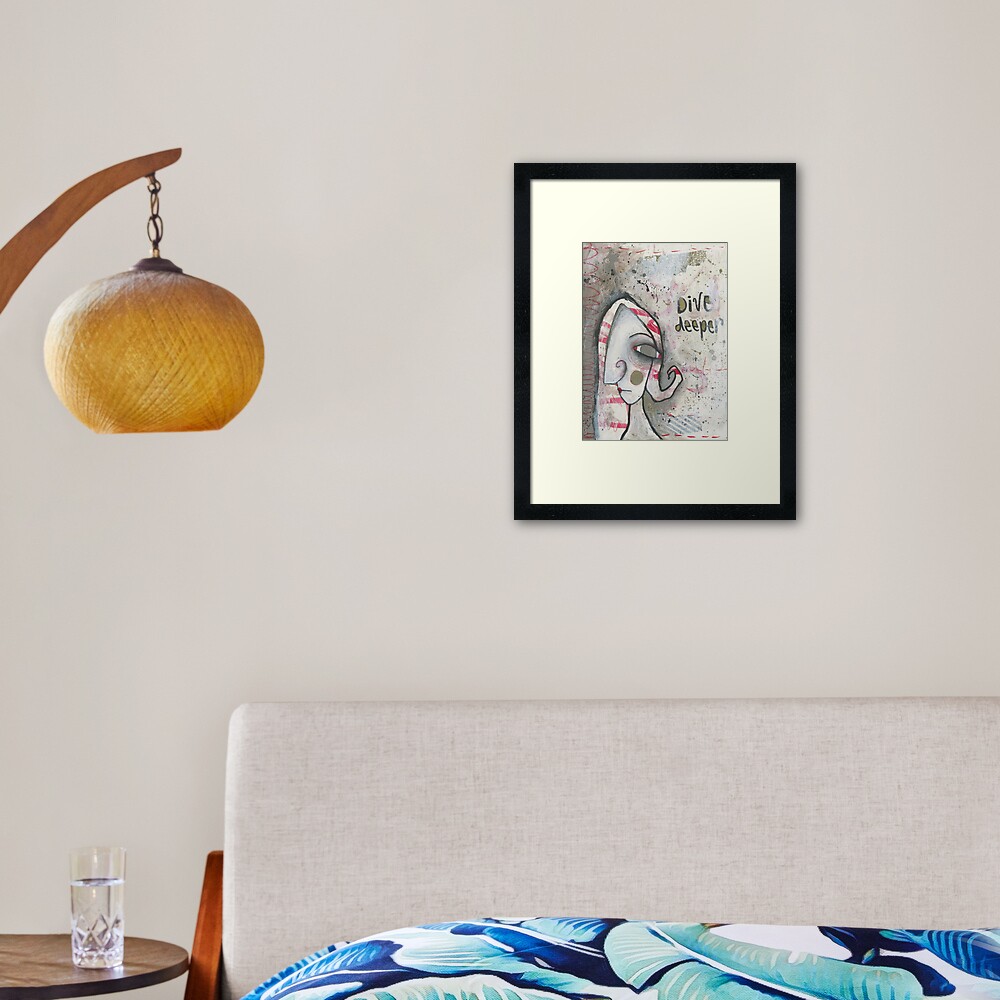 Item preview, Framed Art Print designed and sold by studiobloknote.