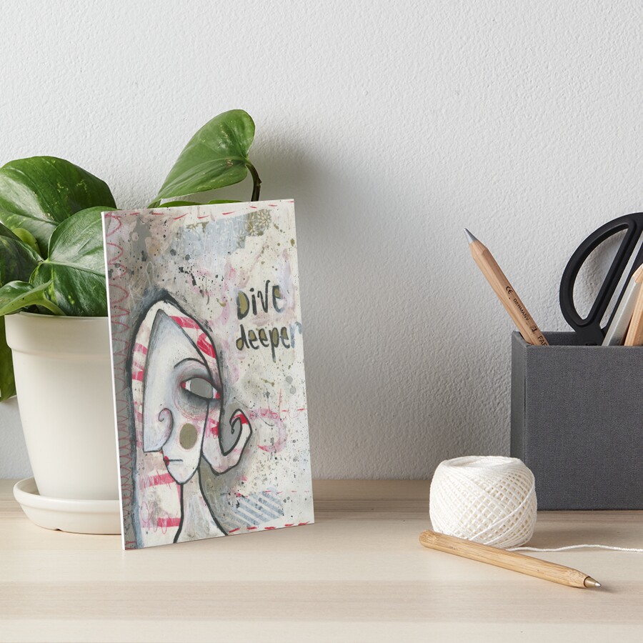 Item preview, Art Board Print designed and sold by studiobloknote.