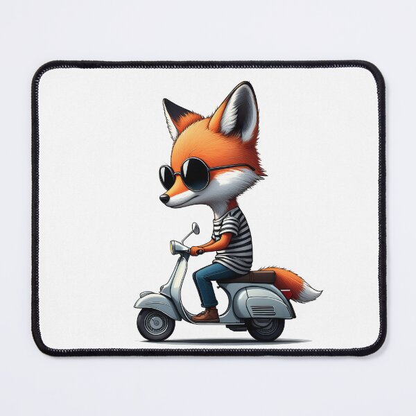 Item preview, Fox on a Scooter designed and sold by TasiaZenzura.