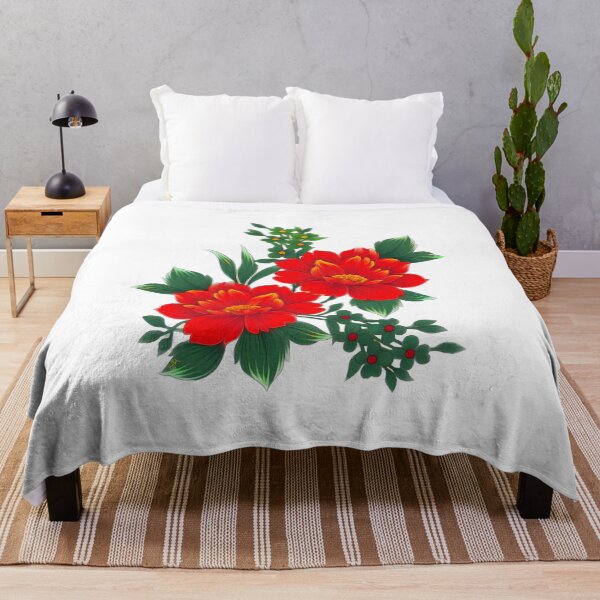 Item preview, Red Spring Flowers designed and sold by Anas Arts.