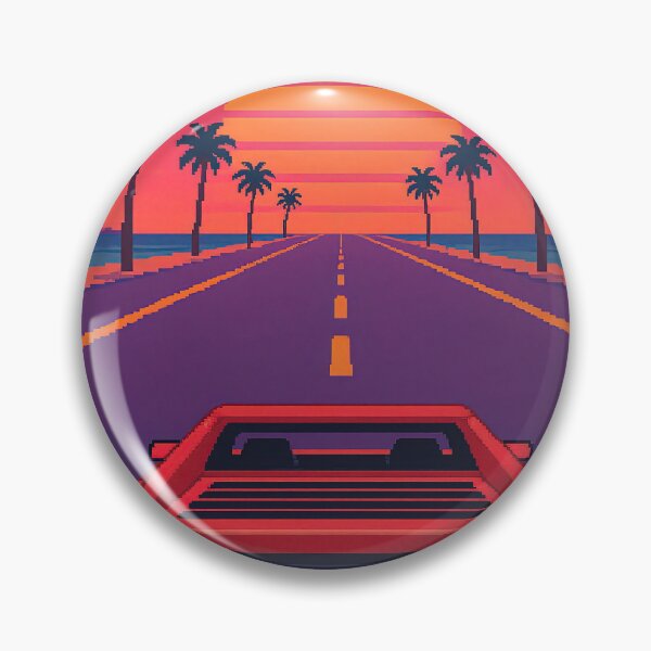 Item preview, Outrun Aesthetic 90s Retro Arcade Vibes designed and sold by Retr0Tshirts.
