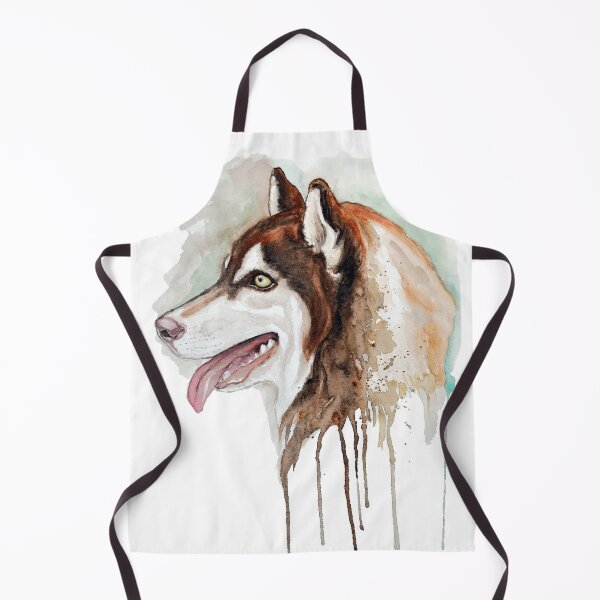 Item preview, Rustic Husky Portrait designed and sold by caracatita75.