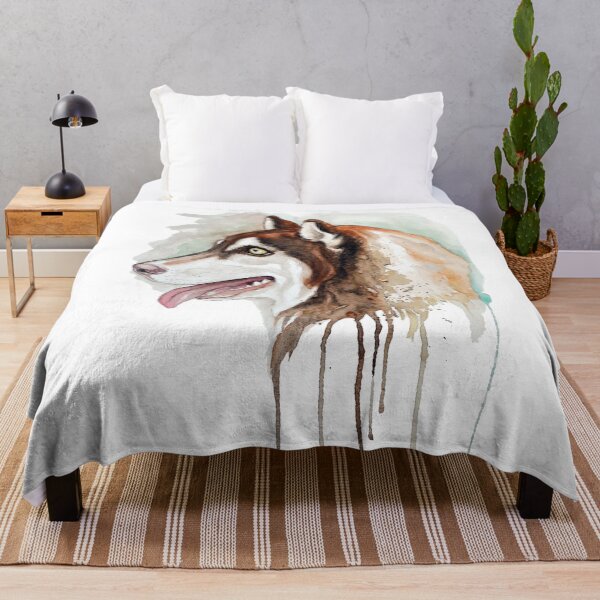 Item preview, Rustic Husky Portrait designed and sold by caracatita75.